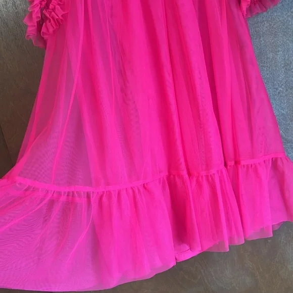 Sheer Pink Dress🩷 - Picture 2 of 5